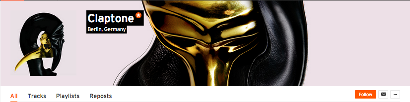 Claptone banner design